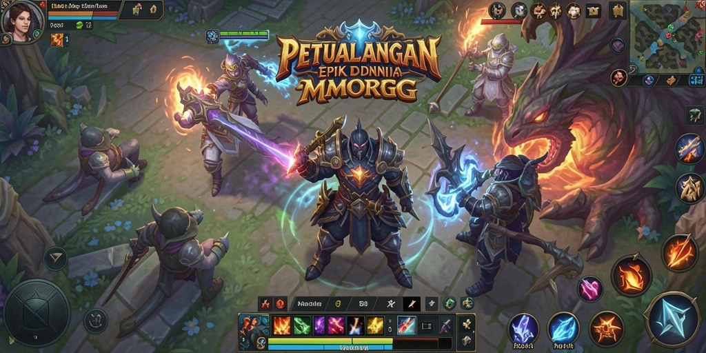 Screenshot menampilkan pertarungan epik di dunia <strong>5ZK</strong> yang penuh petualangan.