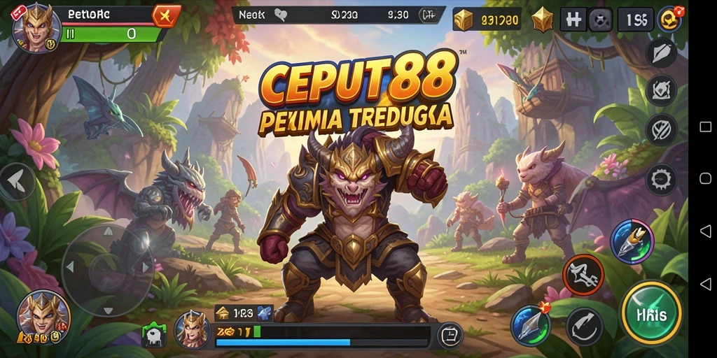 Tampilan gameplay seru di dunia petualangan CEPAT88.