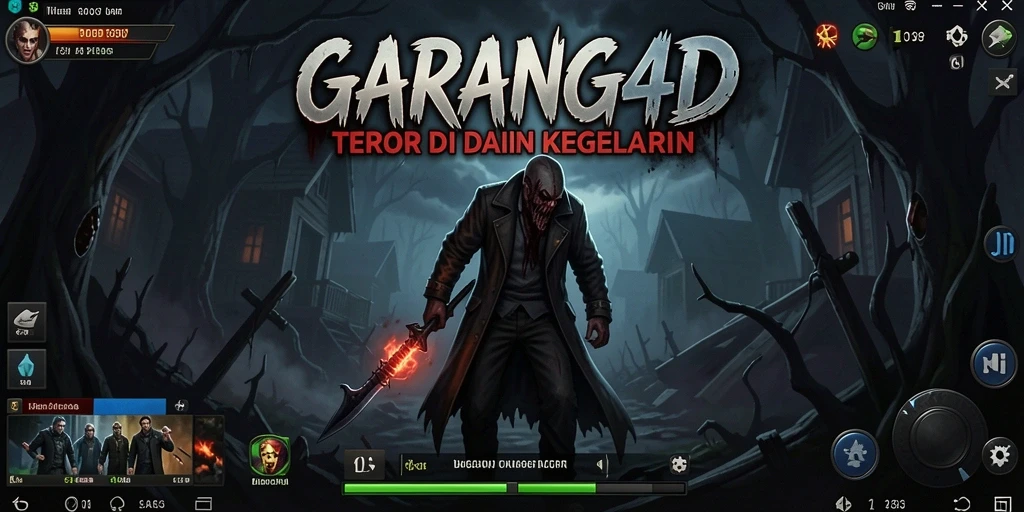 Tampak menakutkan dalam suasana gelap dan misterius.