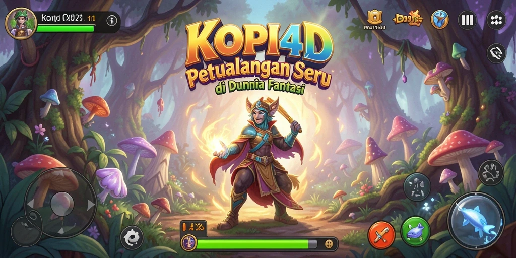 Gameplay KOPI4D yang menampilkan pertempuran epik dan petualangan menarik.