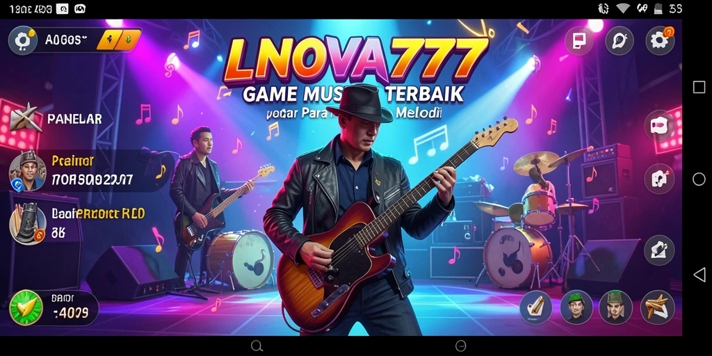 Tampilan gameplay LNOVA777 yang penuh warna dan dinamis.