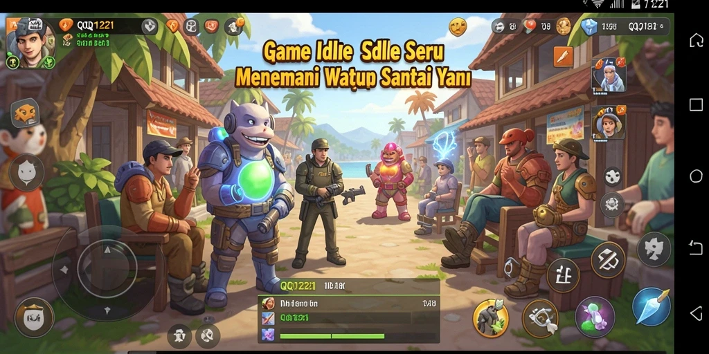 Tampilan gameplay seru dan menarik dari QQ1221.