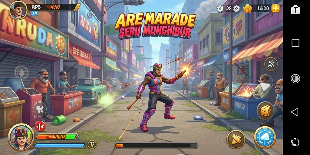 Tampilan menarik dari gameplay RP8 yang menampilkan aksi seru.