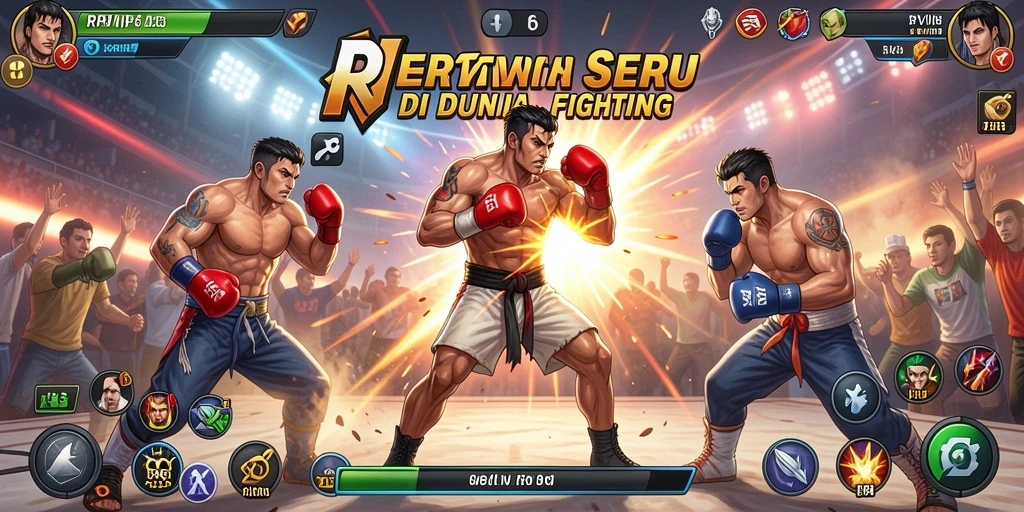 Gameplay RPVIP6 yang menegangkan dengan pertarungan epik.